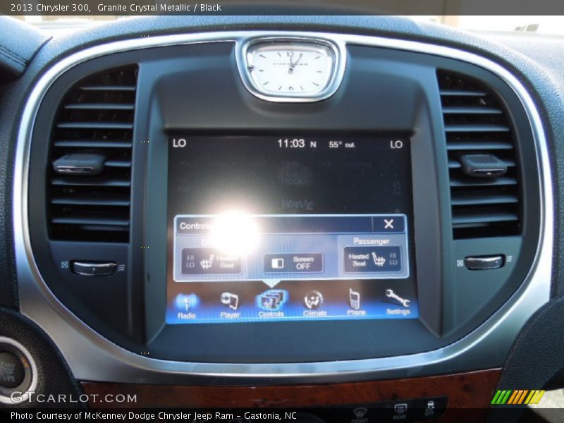 Granite Crystal Metallic / Black 2013 Chrysler 300