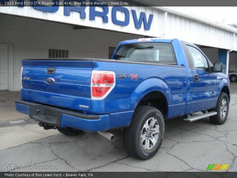 Blue Flame Metallic / Steel Gray 2013 Ford F150 STX Regular Cab 4x4