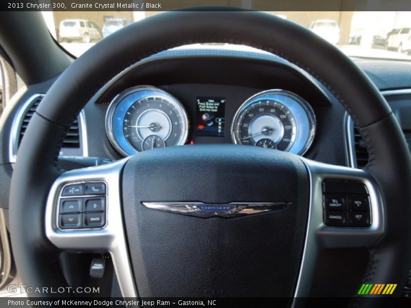 Granite Crystal Metallic / Black 2013 Chrysler 300
