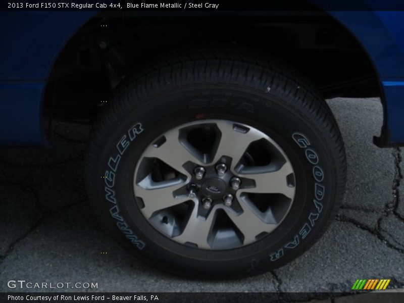 Blue Flame Metallic / Steel Gray 2013 Ford F150 STX Regular Cab 4x4