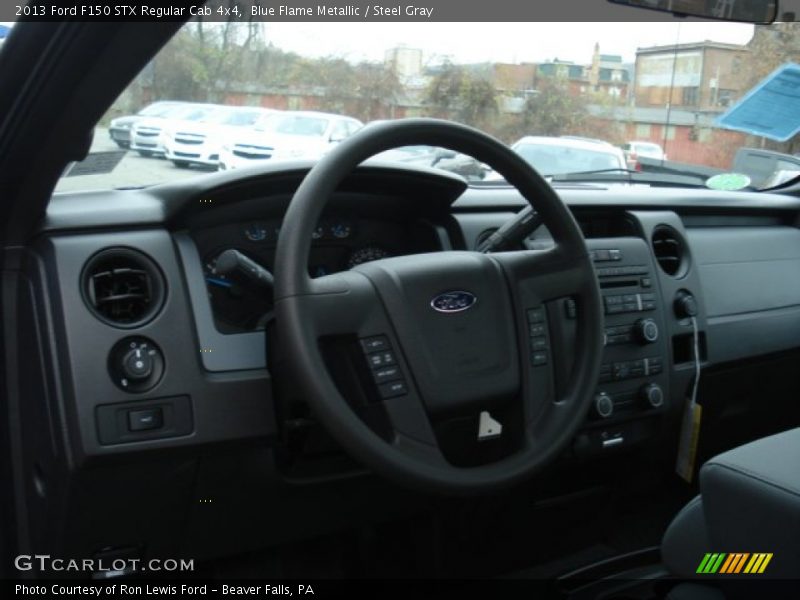 Blue Flame Metallic / Steel Gray 2013 Ford F150 STX Regular Cab 4x4