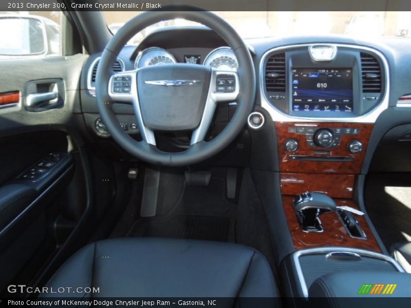 Granite Crystal Metallic / Black 2013 Chrysler 300