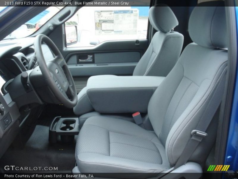 Blue Flame Metallic / Steel Gray 2013 Ford F150 STX Regular Cab 4x4