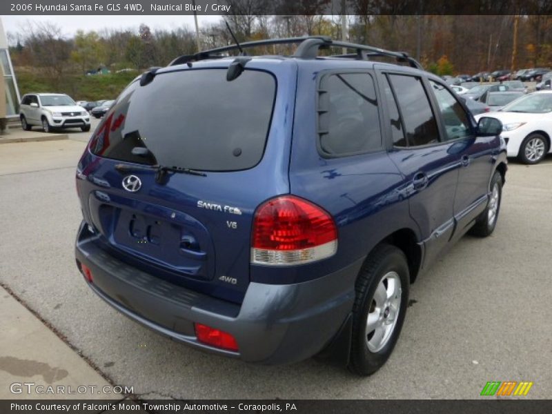 Nautical Blue / Gray 2006 Hyundai Santa Fe GLS 4WD