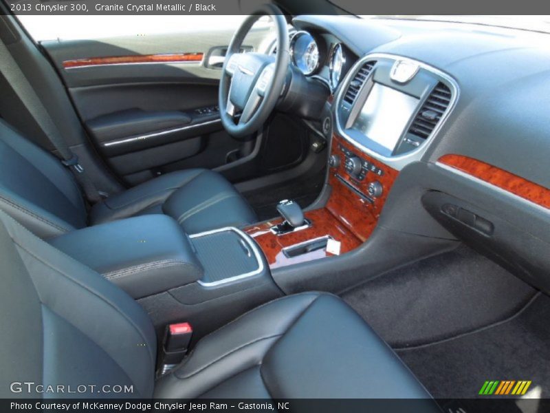 Granite Crystal Metallic / Black 2013 Chrysler 300
