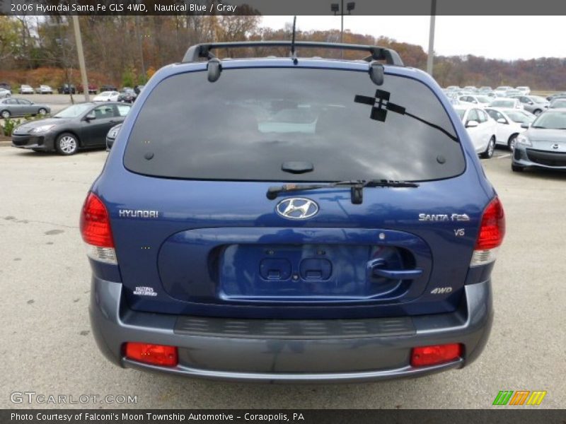 Nautical Blue / Gray 2006 Hyundai Santa Fe GLS 4WD
