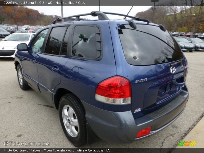 Nautical Blue / Gray 2006 Hyundai Santa Fe GLS 4WD
