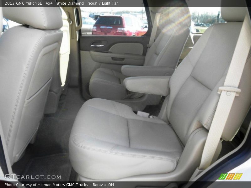 White Diamond Tricoat / Light Tan 2013 GMC Yukon SLT 4x4