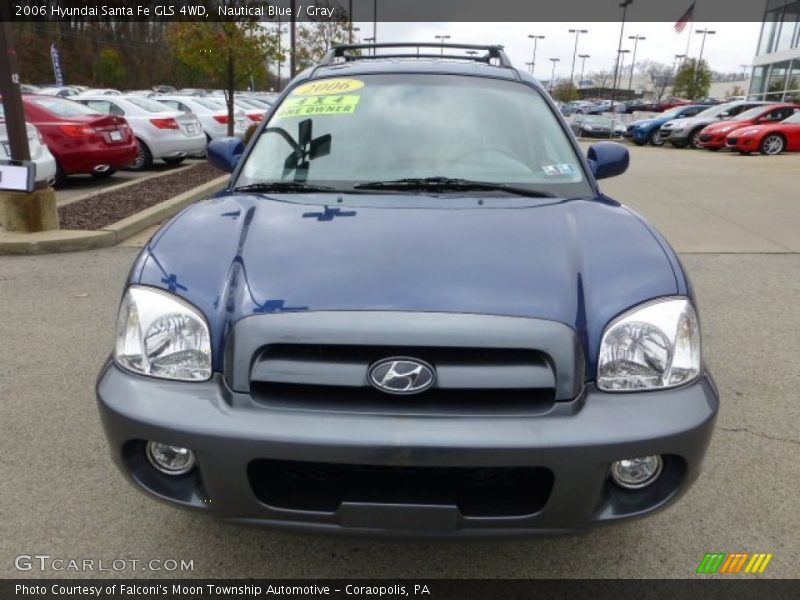 Nautical Blue / Gray 2006 Hyundai Santa Fe GLS 4WD