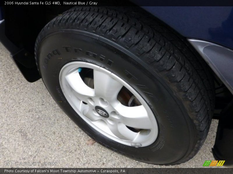 Nautical Blue / Gray 2006 Hyundai Santa Fe GLS 4WD