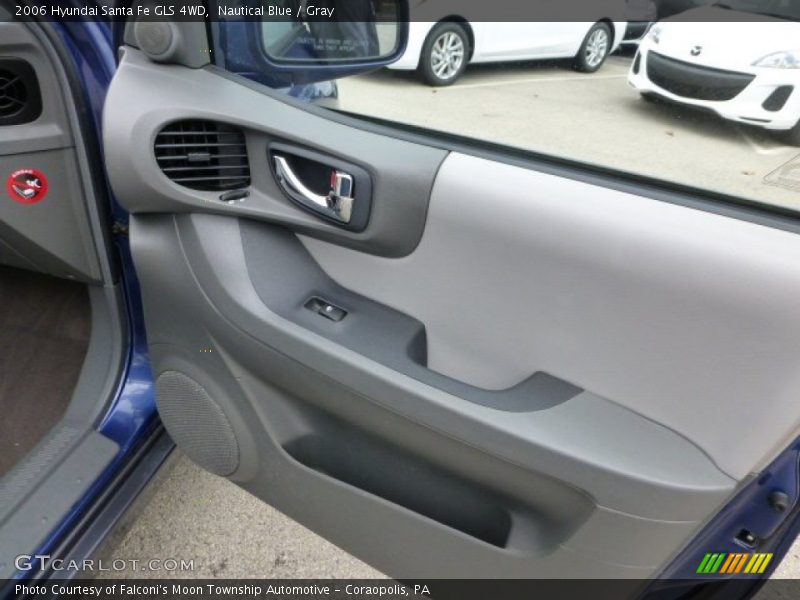 Nautical Blue / Gray 2006 Hyundai Santa Fe GLS 4WD