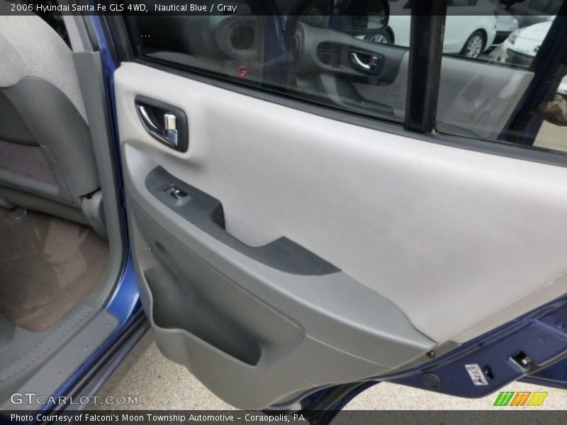 Nautical Blue / Gray 2006 Hyundai Santa Fe GLS 4WD