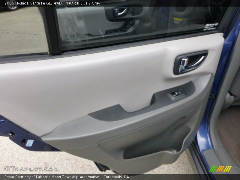 Nautical Blue / Gray 2006 Hyundai Santa Fe GLS 4WD