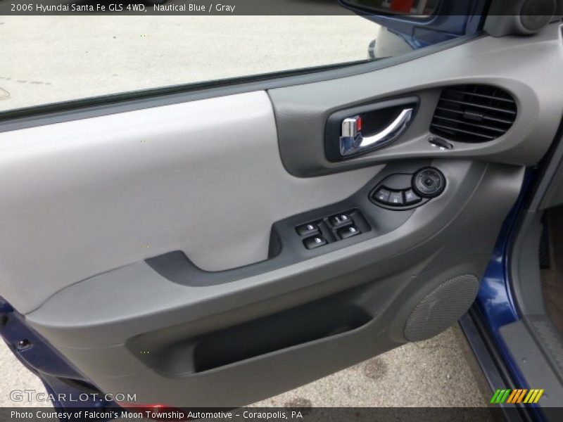 Nautical Blue / Gray 2006 Hyundai Santa Fe GLS 4WD