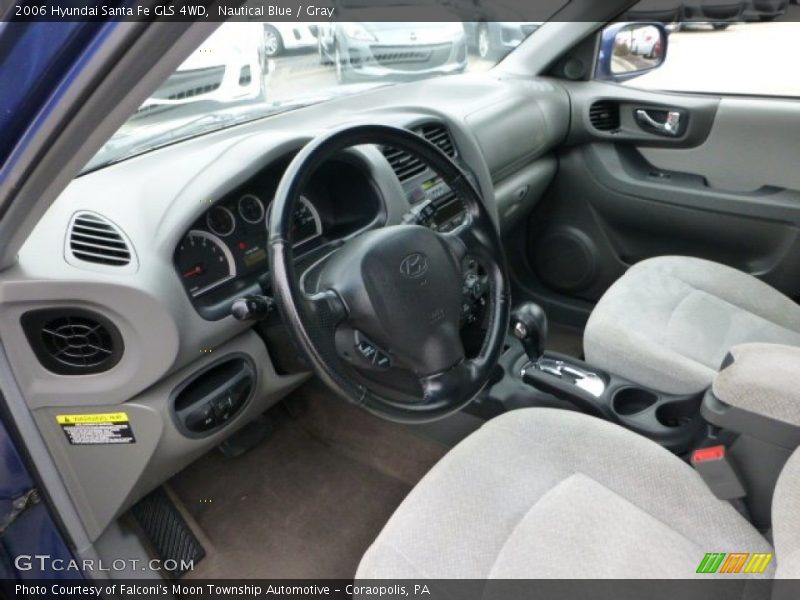 Nautical Blue / Gray 2006 Hyundai Santa Fe GLS 4WD