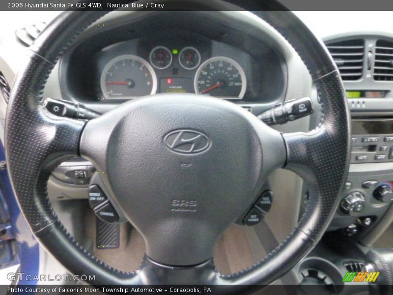 Nautical Blue / Gray 2006 Hyundai Santa Fe GLS 4WD