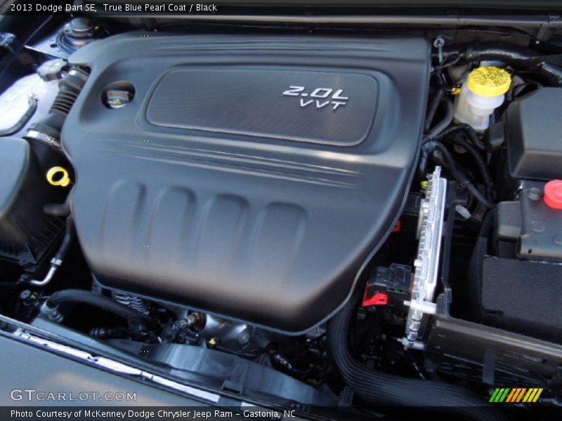 True Blue Pearl Coat / Black 2013 Dodge Dart SE