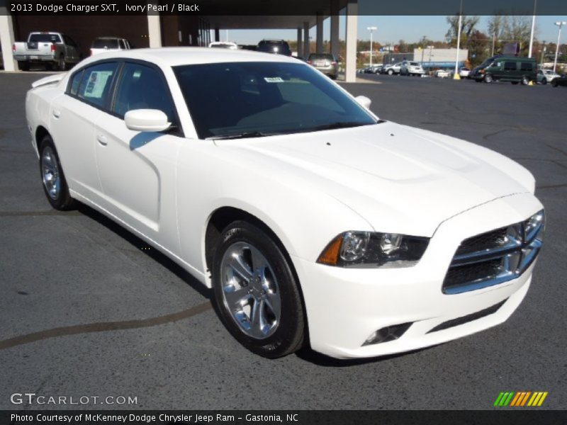 Ivory Pearl / Black 2013 Dodge Charger SXT