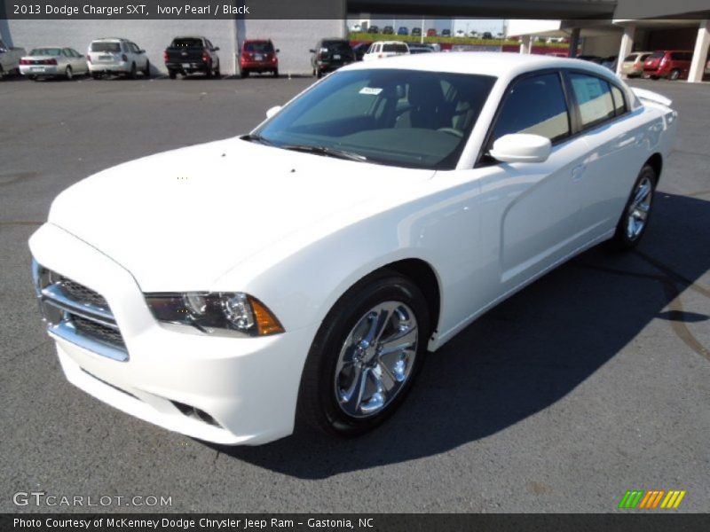 Ivory Pearl / Black 2013 Dodge Charger SXT