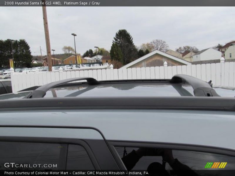 Platinum Sage / Gray 2008 Hyundai Santa Fe GLS 4WD