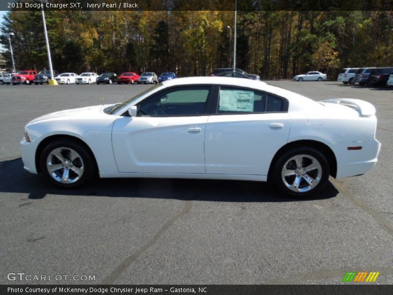 Ivory Pearl / Black 2013 Dodge Charger SXT