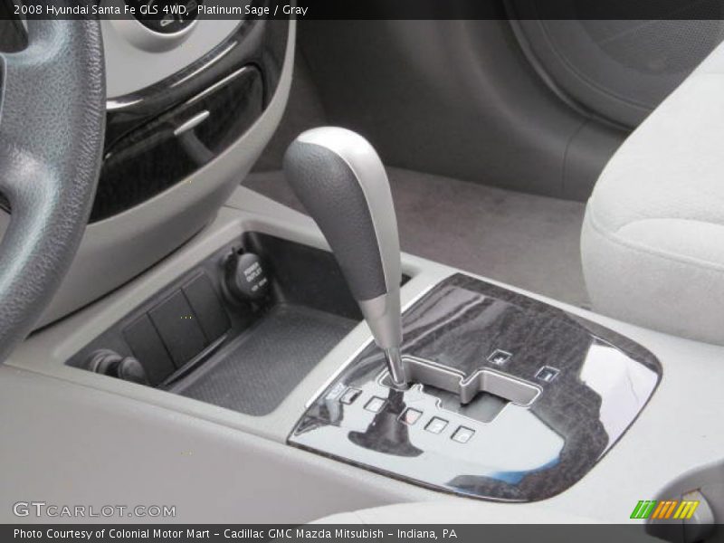 Platinum Sage / Gray 2008 Hyundai Santa Fe GLS 4WD