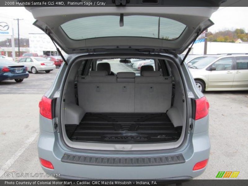 Platinum Sage / Gray 2008 Hyundai Santa Fe GLS 4WD