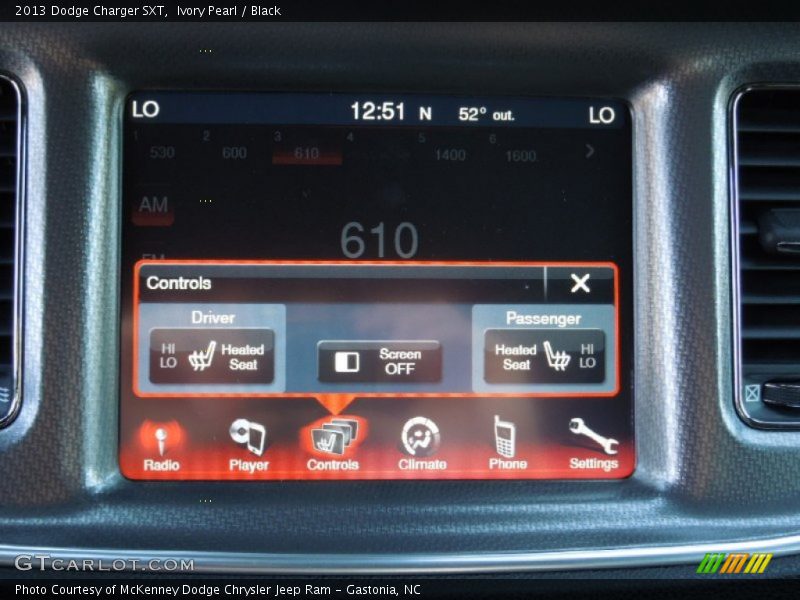 Ivory Pearl / Black 2013 Dodge Charger SXT