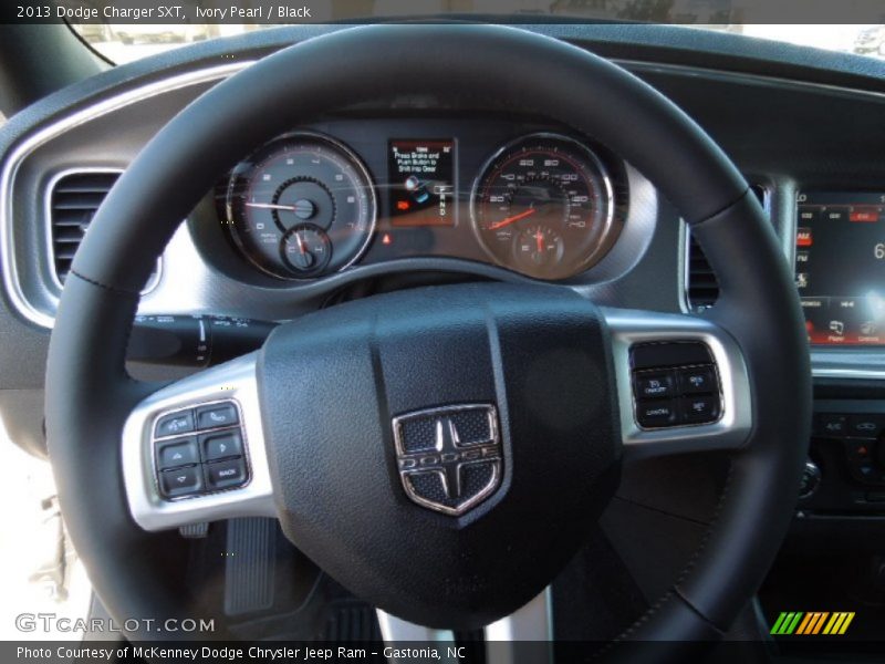 Ivory Pearl / Black 2013 Dodge Charger SXT