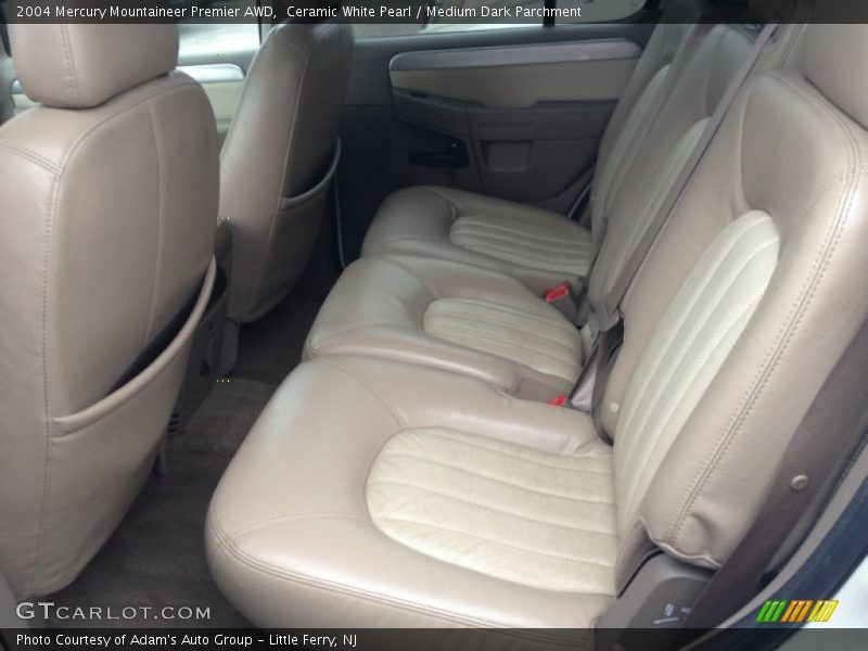 Ceramic White Pearl / Medium Dark Parchment 2004 Mercury Mountaineer Premier AWD