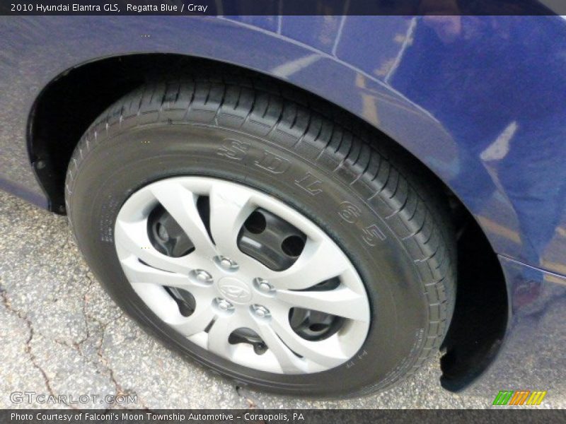 Regatta Blue / Gray 2010 Hyundai Elantra GLS