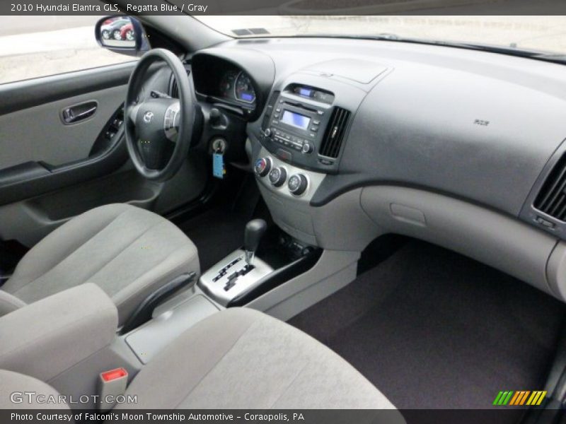 Regatta Blue / Gray 2010 Hyundai Elantra GLS