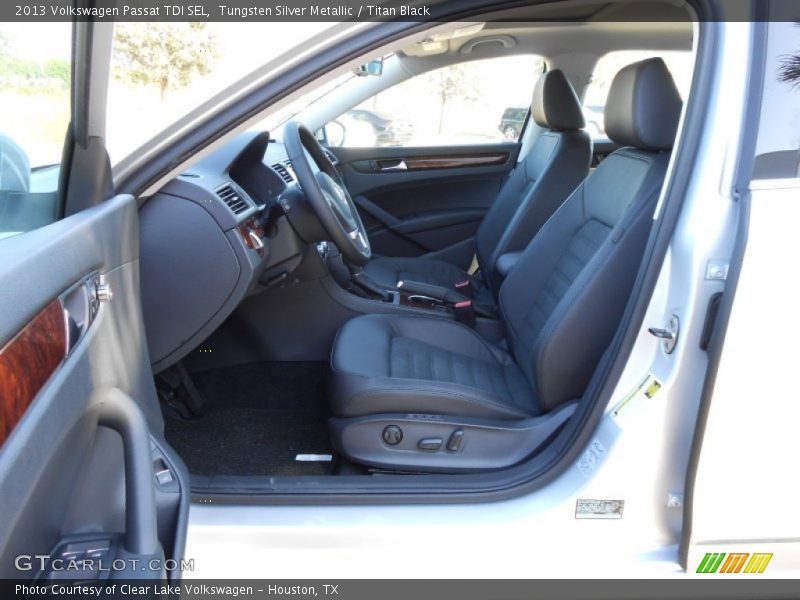 Tungsten Silver Metallic / Titan Black 2013 Volkswagen Passat TDI SEL