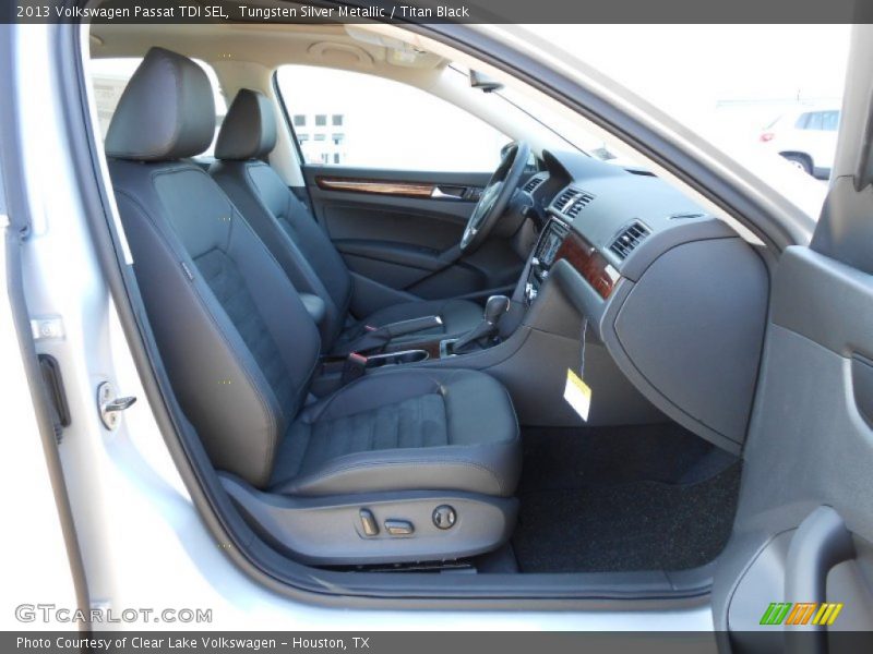 Tungsten Silver Metallic / Titan Black 2013 Volkswagen Passat TDI SEL