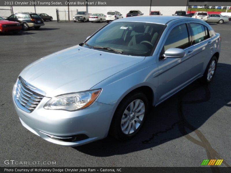 Crystal Blue Pearl / Black 2013 Chrysler 200 Touring Sedan