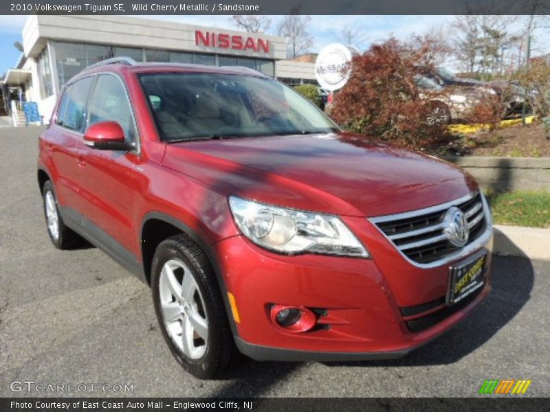 Wild Cherry Metallic / Sandstone 2010 Volkswagen Tiguan SE