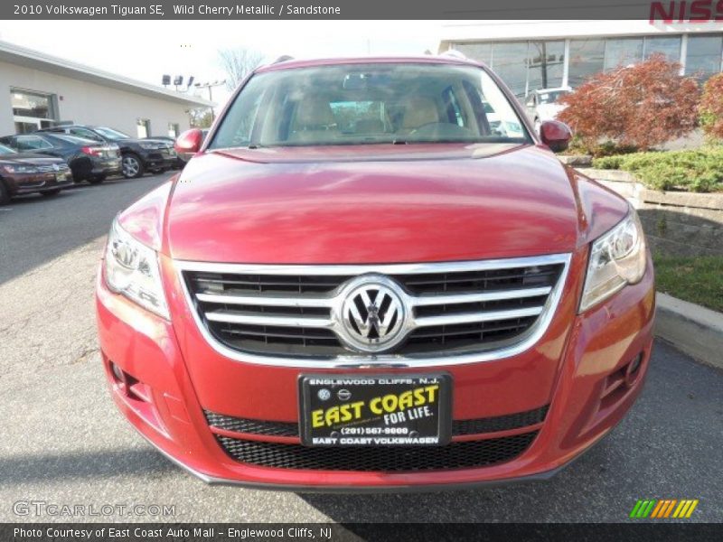 Wild Cherry Metallic / Sandstone 2010 Volkswagen Tiguan SE