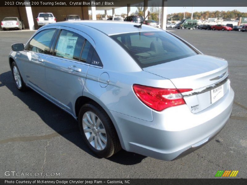 Crystal Blue Pearl / Black 2013 Chrysler 200 Touring Sedan