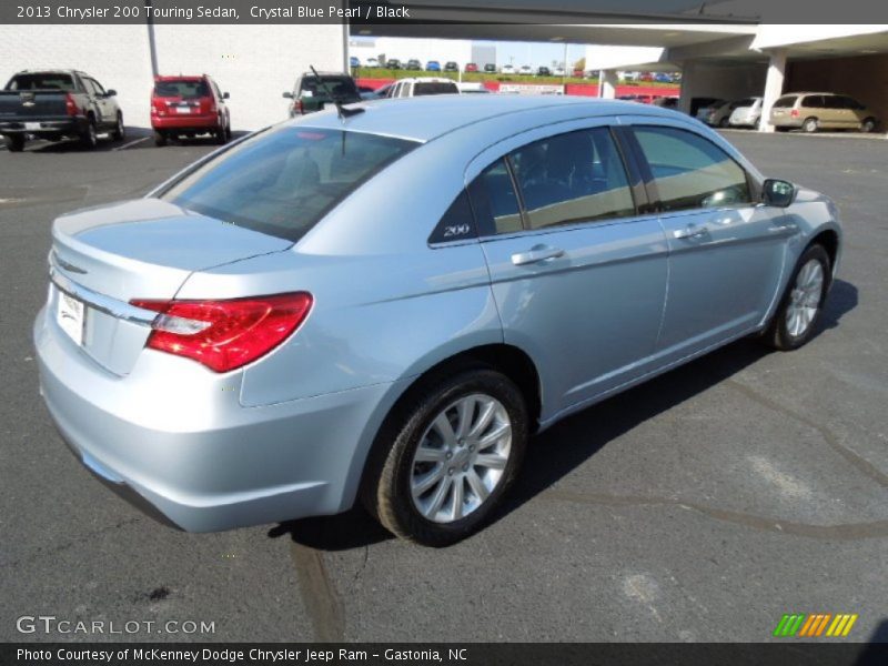 Crystal Blue Pearl / Black 2013 Chrysler 200 Touring Sedan
