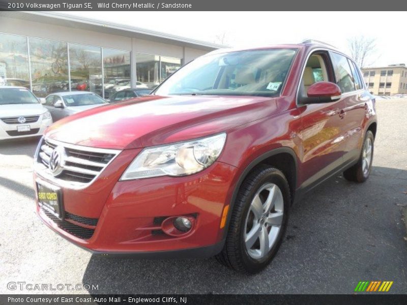 Wild Cherry Metallic / Sandstone 2010 Volkswagen Tiguan SE