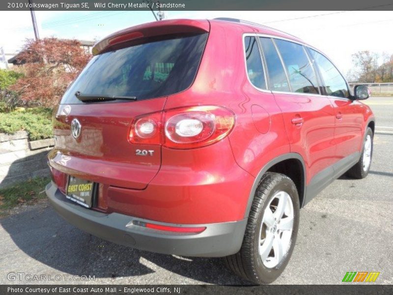 Wild Cherry Metallic / Sandstone 2010 Volkswagen Tiguan SE