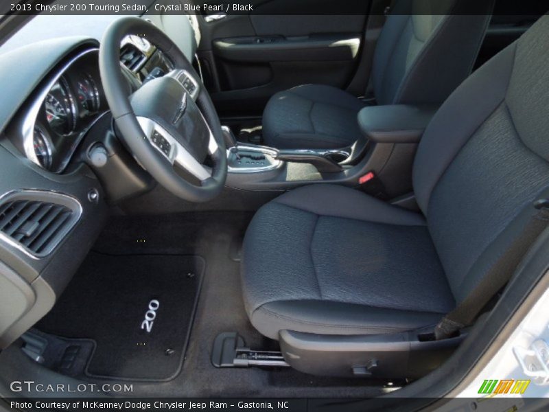 Crystal Blue Pearl / Black 2013 Chrysler 200 Touring Sedan
