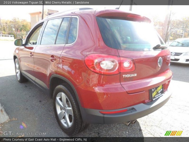 Wild Cherry Metallic / Sandstone 2010 Volkswagen Tiguan SE