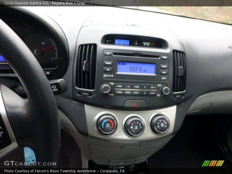 Regatta Blue / Gray 2010 Hyundai Elantra GLS
