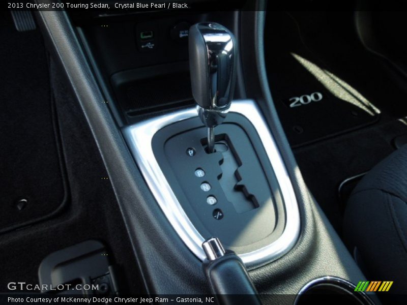 Crystal Blue Pearl / Black 2013 Chrysler 200 Touring Sedan
