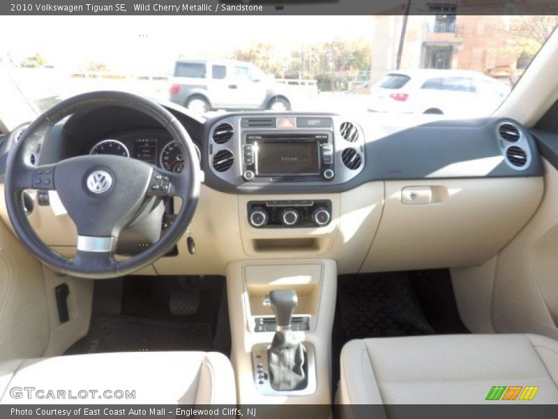 Wild Cherry Metallic / Sandstone 2010 Volkswagen Tiguan SE