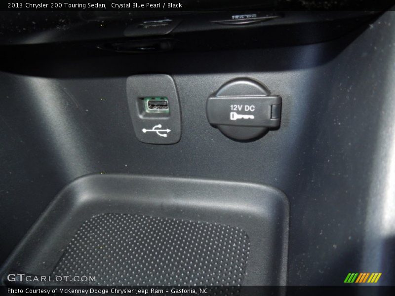 Crystal Blue Pearl / Black 2013 Chrysler 200 Touring Sedan