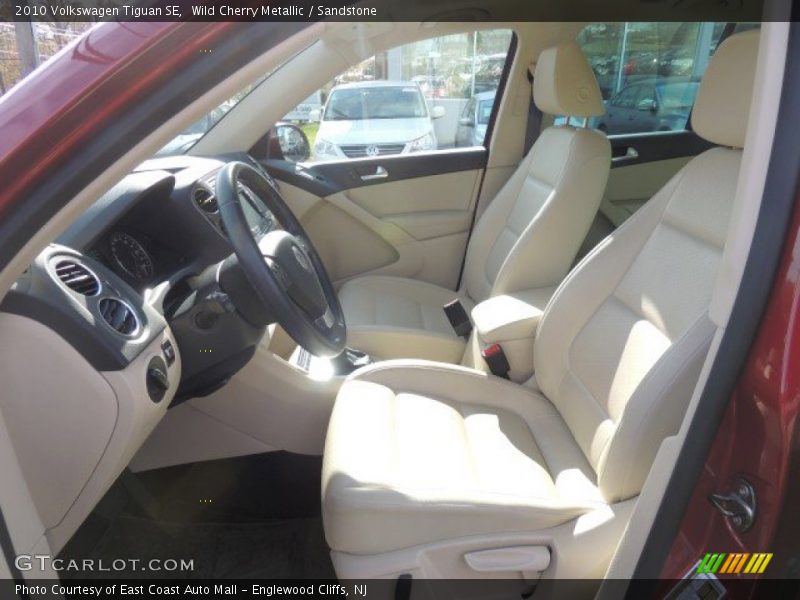 Wild Cherry Metallic / Sandstone 2010 Volkswagen Tiguan SE