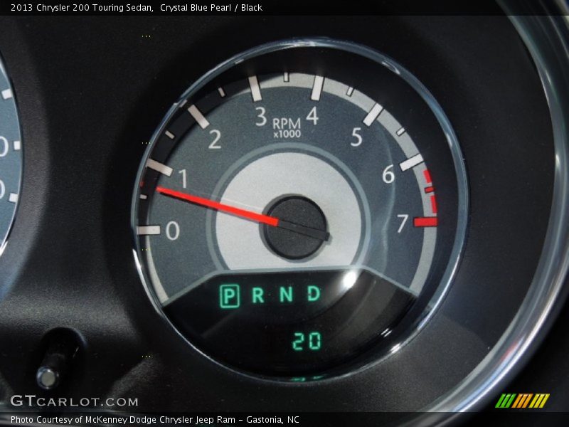 Crystal Blue Pearl / Black 2013 Chrysler 200 Touring Sedan