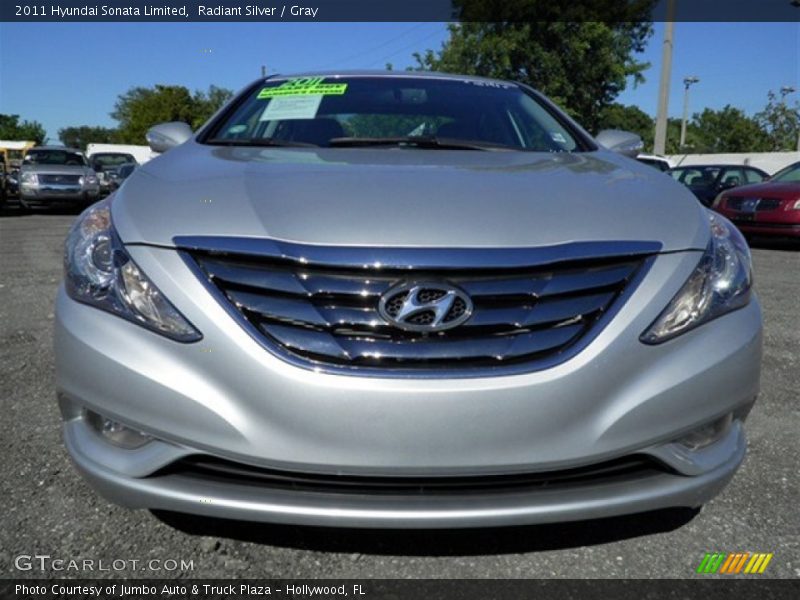 Radiant Silver / Gray 2011 Hyundai Sonata Limited